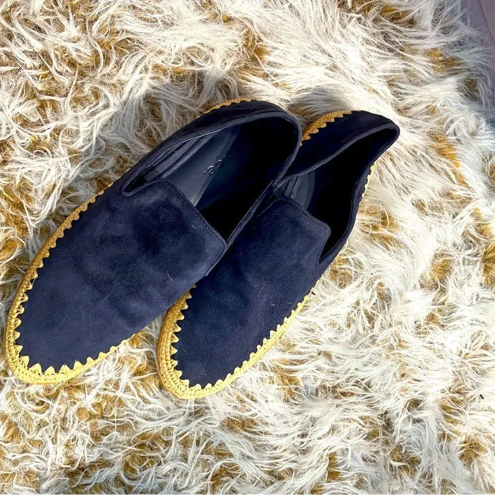 Vince Coastal Premium Suede Espadrille Slip-Ons Sz 8.5‎